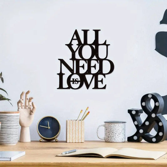 All You Need Is Love Acrylic Wall Decoration