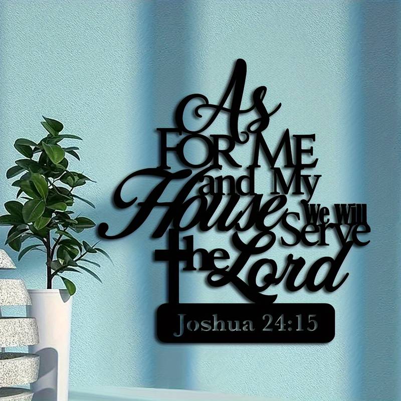 Joshua 24:15 Acrylic Wall Decoration