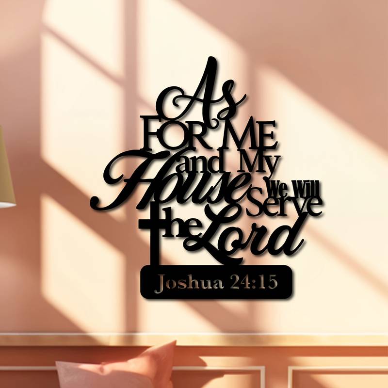 Joshua 24:15 Acrylic Wall Decoration