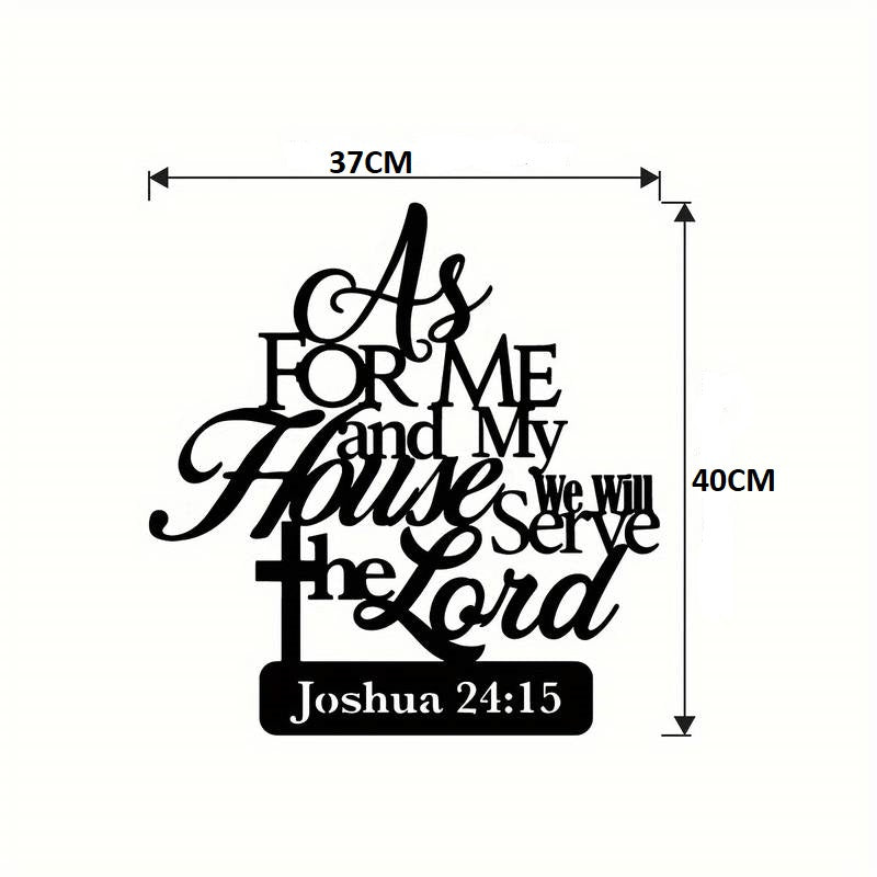 Joshua 24:15 Acrylic Wall Decoration