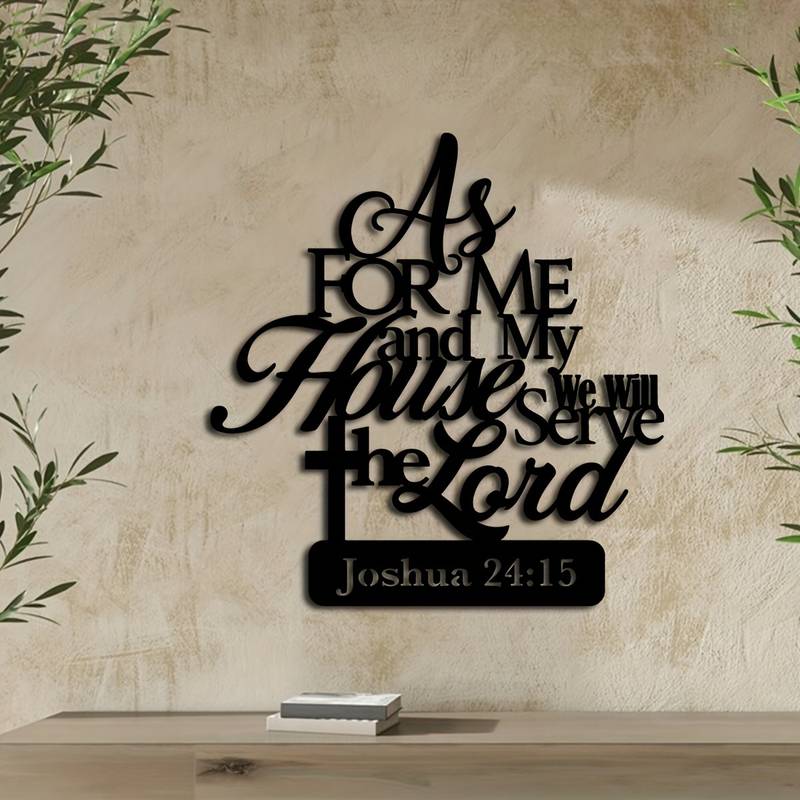 Joshua 24:15 Acrylic Wall Decoration