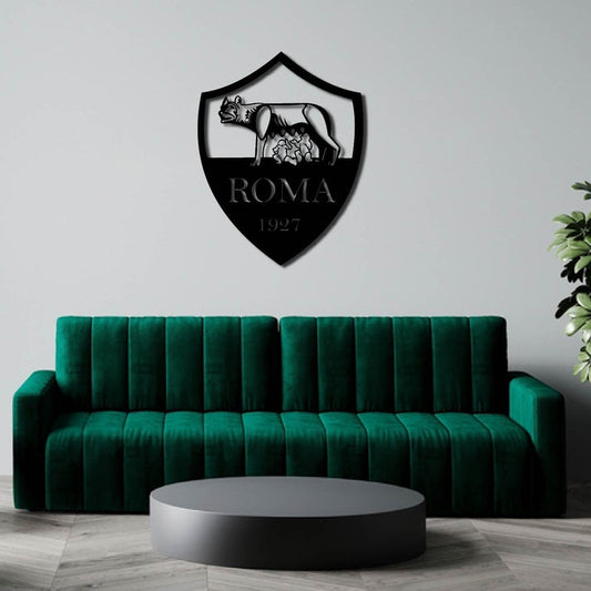 Roma FC Logo Acrylic Wall Decoration