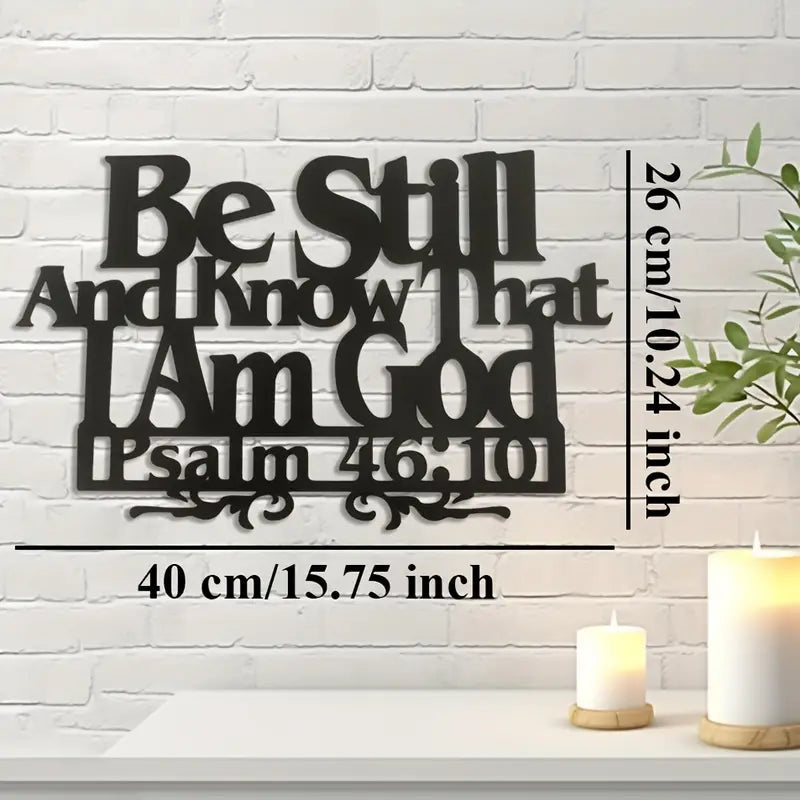 Be Still Acrylic Wall Decoration