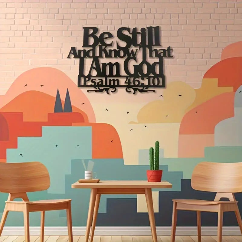 Be Still Acrylic Wall Decoration