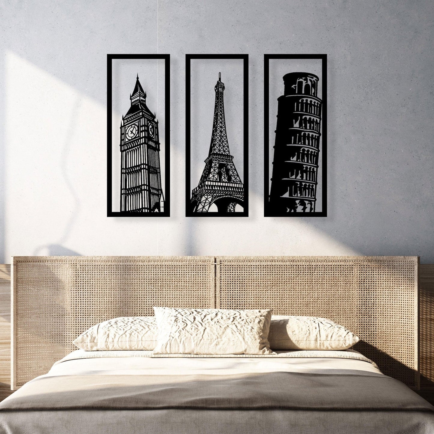 World Landmarks Acrylic Wall Decoration Custom 3D Factory