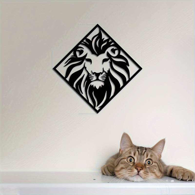 Lion Quad Acrylic Wall Decoration