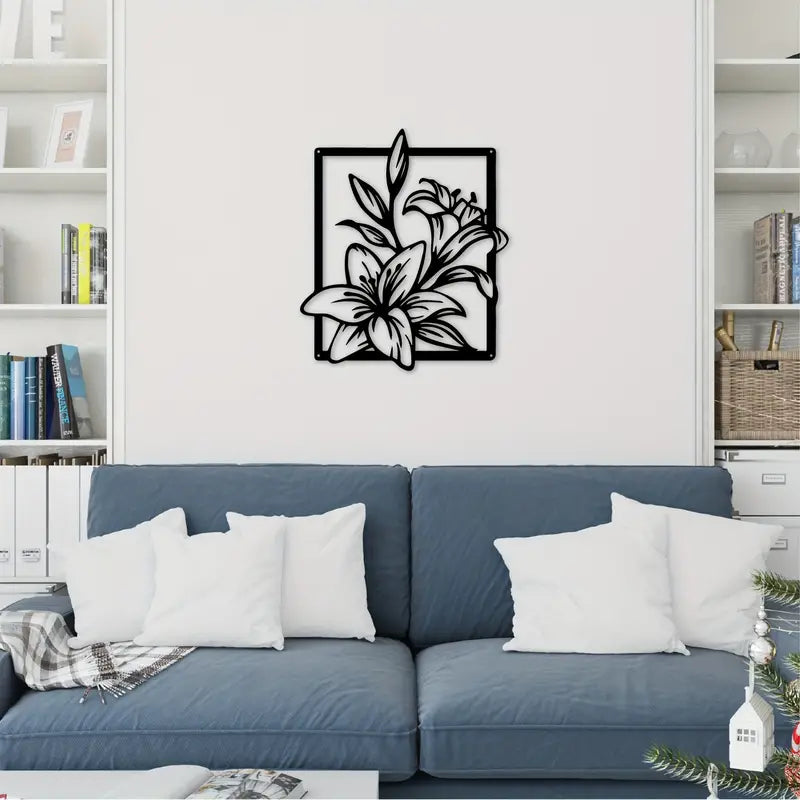 Lilies Acrylic Wall Decoration