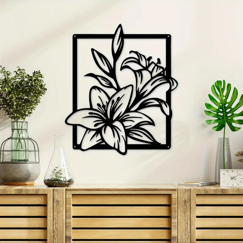 Lilies Acrylic Wall Decoration