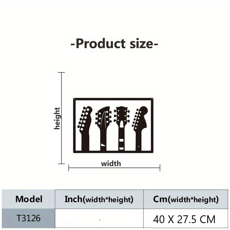 Guitars Acrylic Wall Decoration