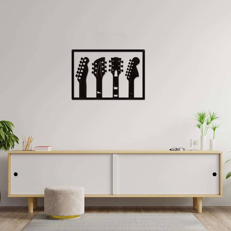 Guitars Acrylic Wall Decoration