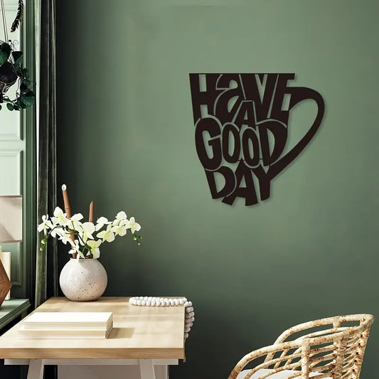 Good Day Mug Acrylic Wall Decoration