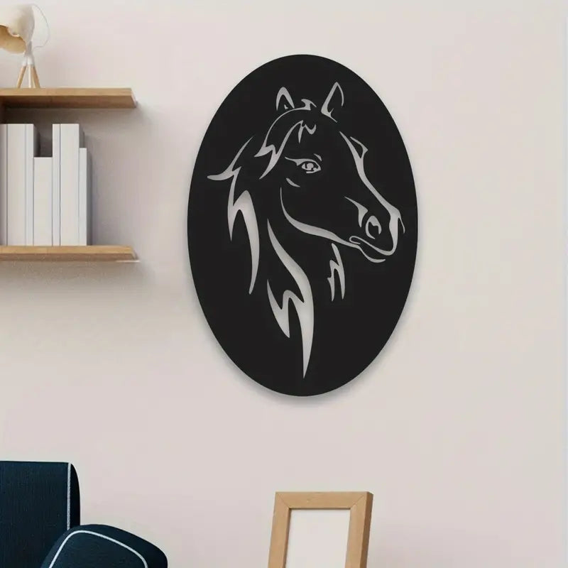 Horse Clipart Acrylic Wall Decoration