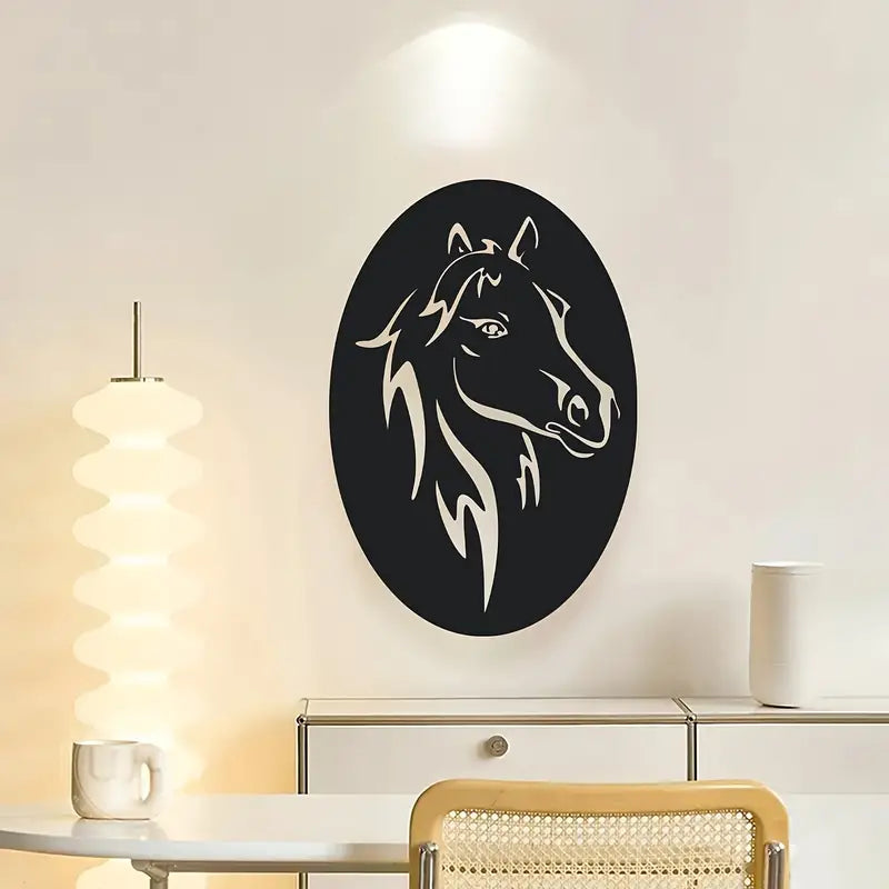 Horse Clipart Acrylic Wall Decoration