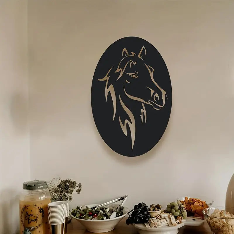 Horse Clipart Acrylic Wall Decoration