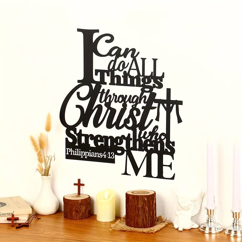 Philippians 4:13 Acrylic Wall Decoration