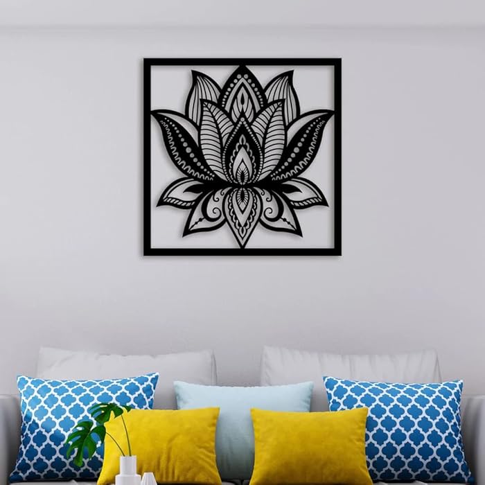 Lotus Flower Acrylic Wall Decoration