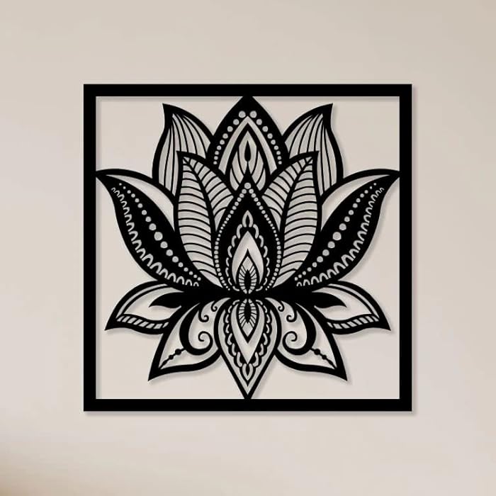 Lotus Flower Acrylic Wall Decoration