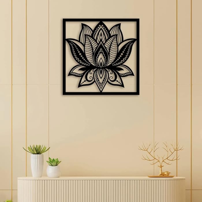 Lotus Flower Acrylic Wall Decoration