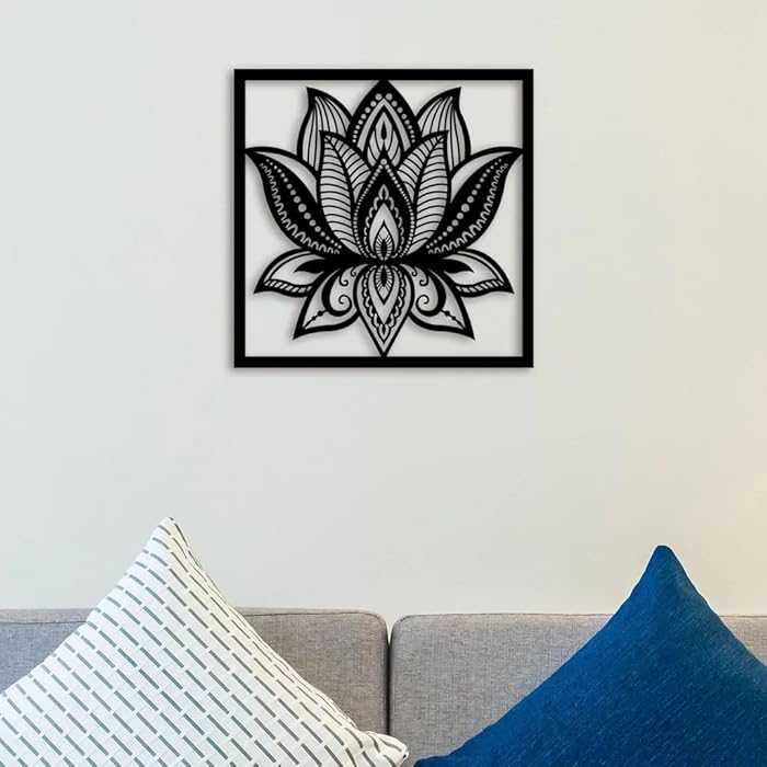 Lotus Flower Acrylic Wall Decoration