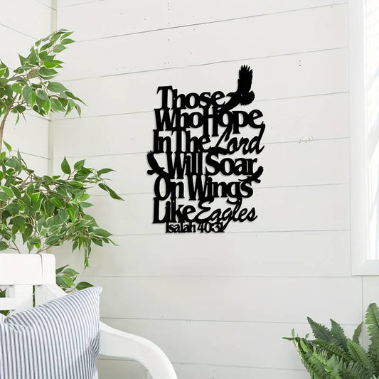 Isaiah 40:31 Acrylic Wall Decoration