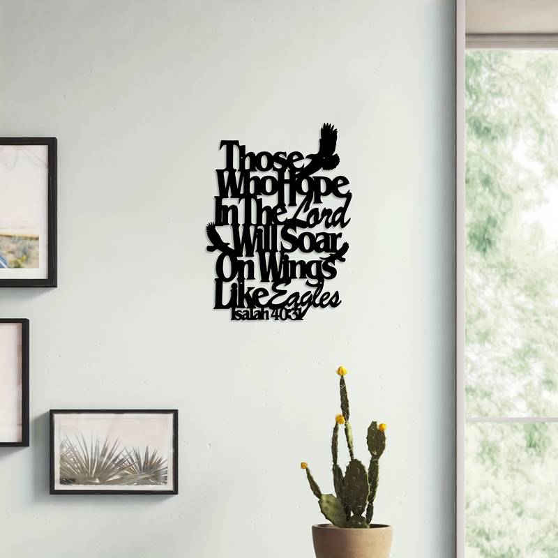 Isaiah 40:31 Acrylic Wall Decoration