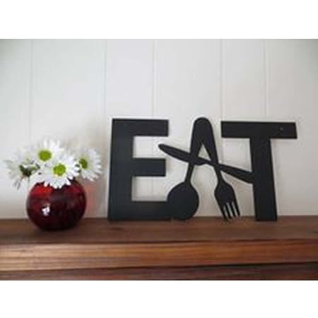 3 Piece EAT Acrylic Wall Decoration