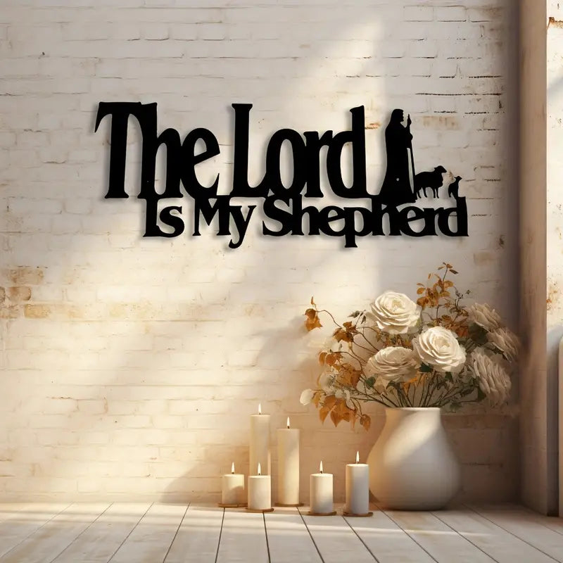 The Lord Is My Shepherd Acrylic Wall Decoration