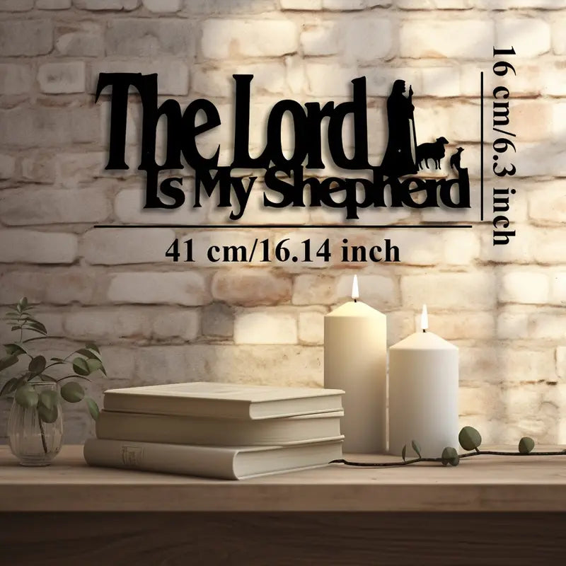 The Lord Is My Shepherd Acrylic Wall Decoration