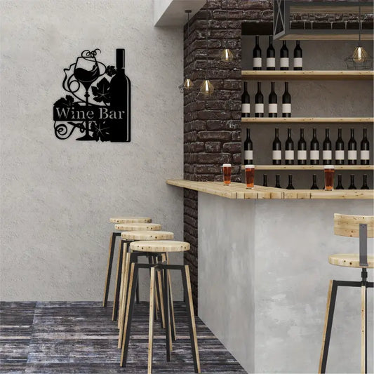 Wine Bar Acrylic Wall Decoration