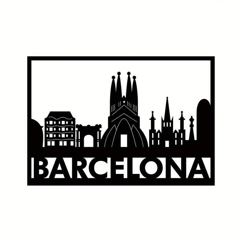 Barcelona City Acrylic Wall Decoration