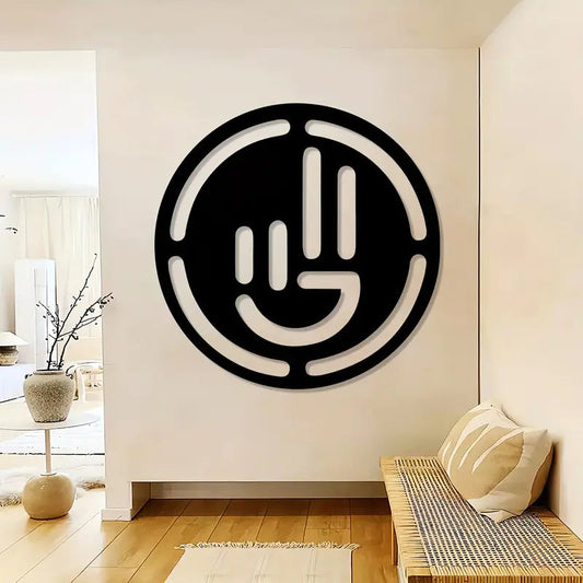 Peace Sign Acrylic Wall Decoration Custom 3D Factory