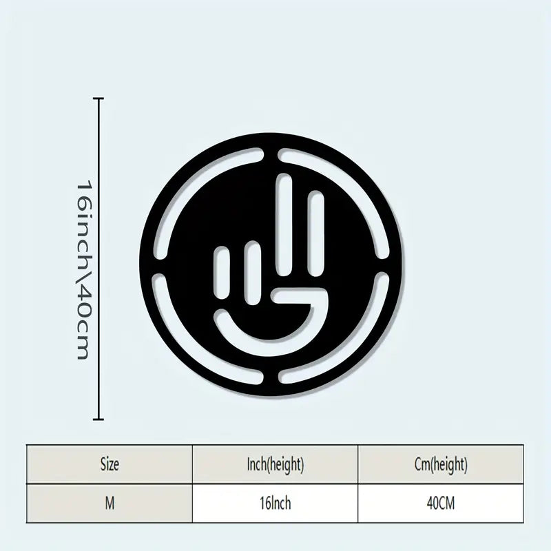 Peace Sign Acrylic Wall Decoration Custom 3D Factory