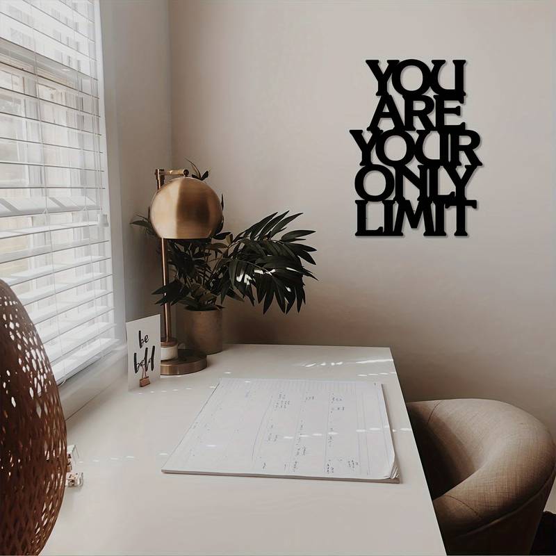 You Are Your Only Limit Acrylic Wall Decoration