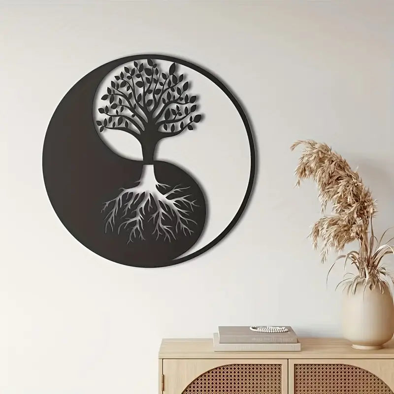 Yin - Yang Tree Acrylic Wall Decoration