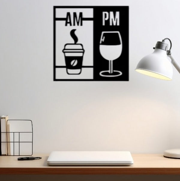 Coffee & Wine Acrylic Wall Decoration