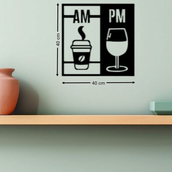 Coffee & Wine Acrylic Wall Decoration