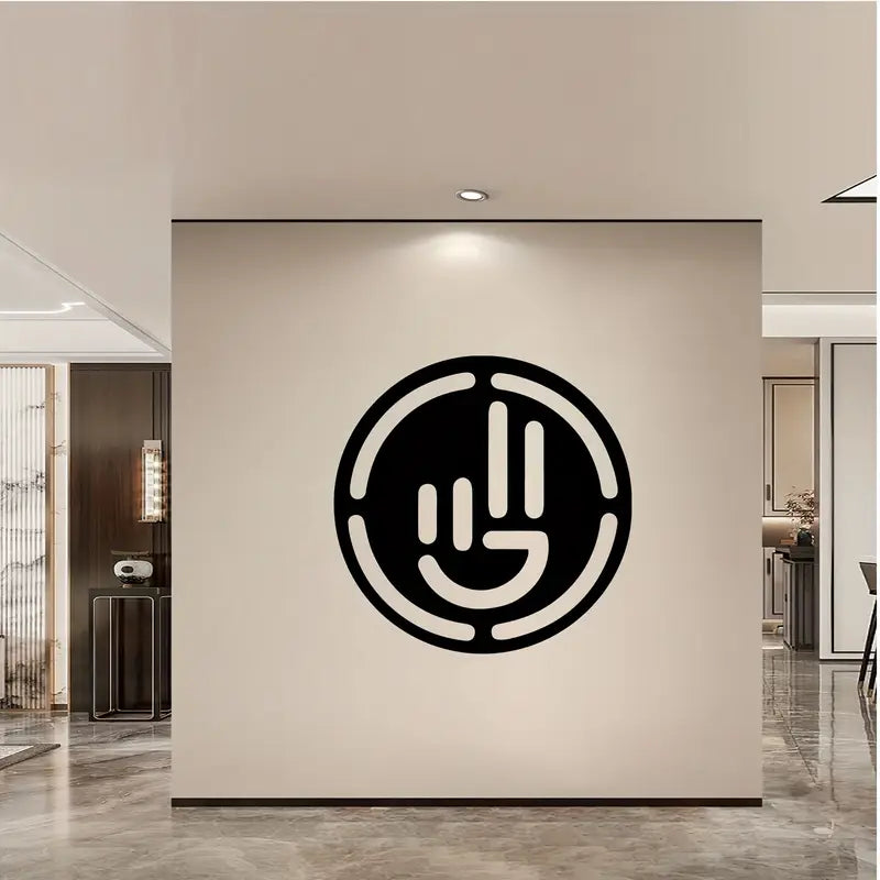 Peace Sign Acrylic Wall Decoration Custom 3D Factory