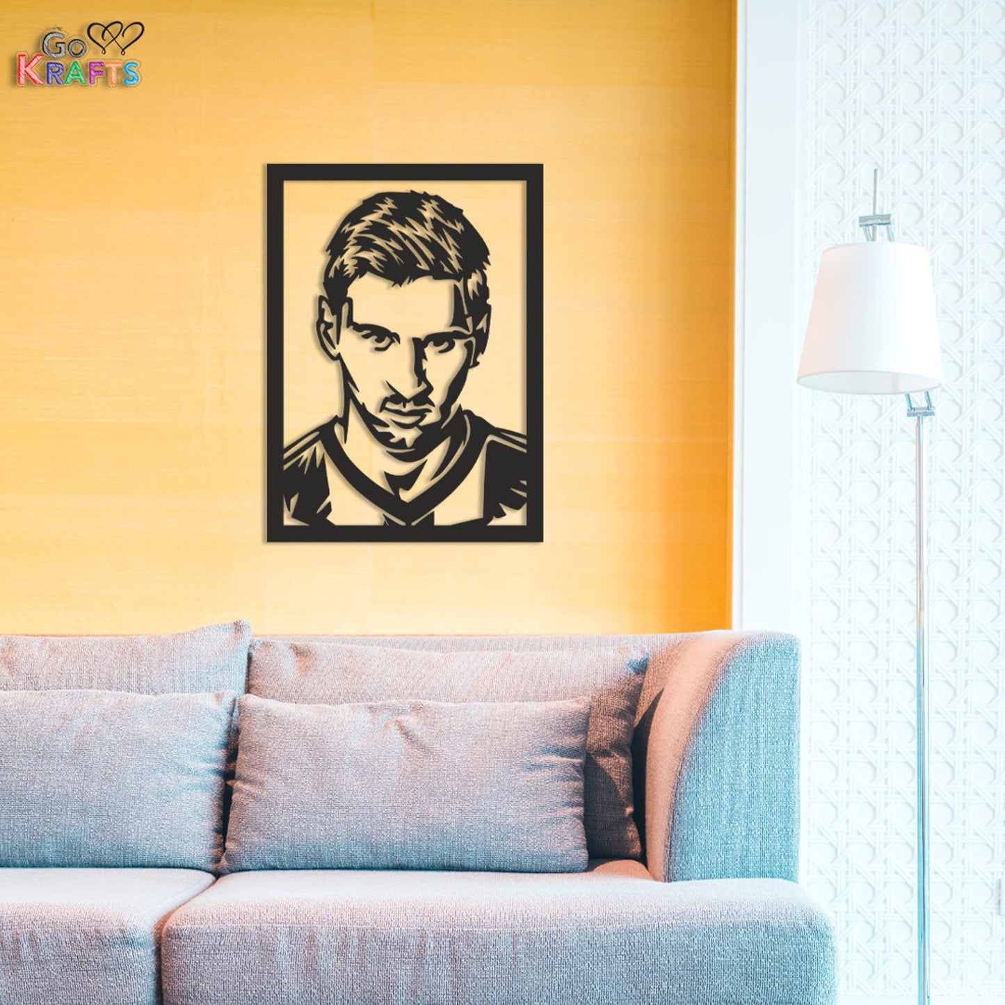 Messi Acrylic Wall Decoration
