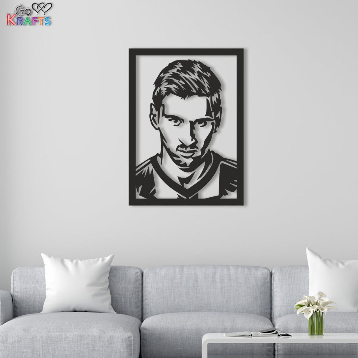 Messi Acrylic Wall Decoration