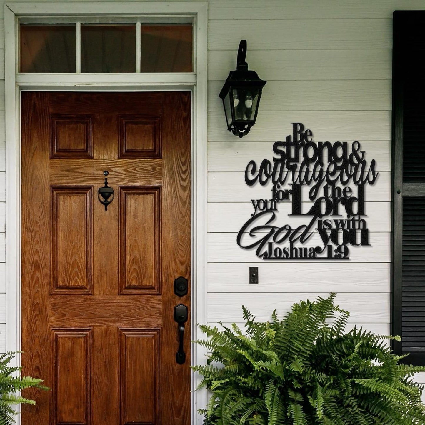 Joshua 1:9 Acrylic Wall Decoration Custom 3D Factory