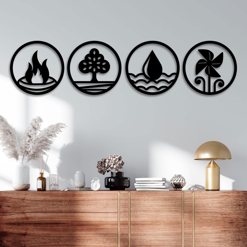 Avatar Elements Acrylic Wall Decoration