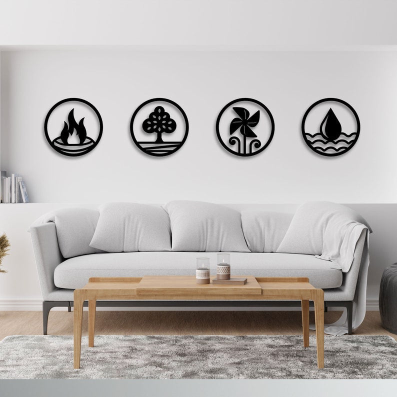 Avatar Elements Acrylic Wall Decoration
