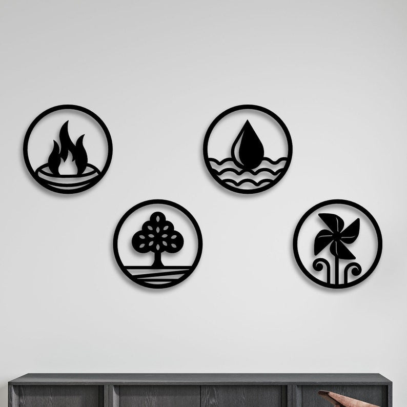 Avatar Elements Acrylic Wall Decoration