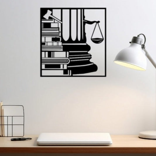 Justice Acrylic Wall Decoration