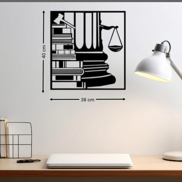 Justice Acrylic Wall Decoration