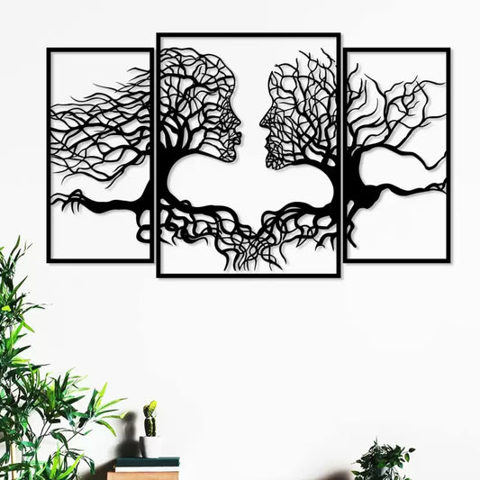 3 Piece Kissing Tree Acrylic Wall Decoration