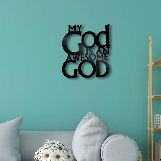 Awesome God Acrylic Wall Decoration