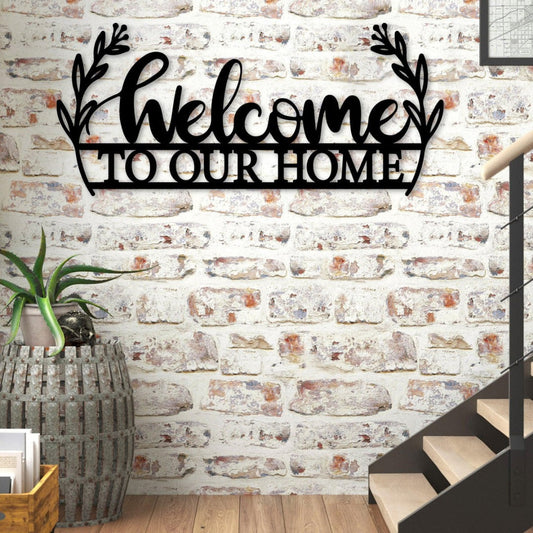 Welcome to Our Home Wall Decoration Custom 3D Factory