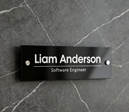 Double-Layered Office Name Signage Custom3D Factory