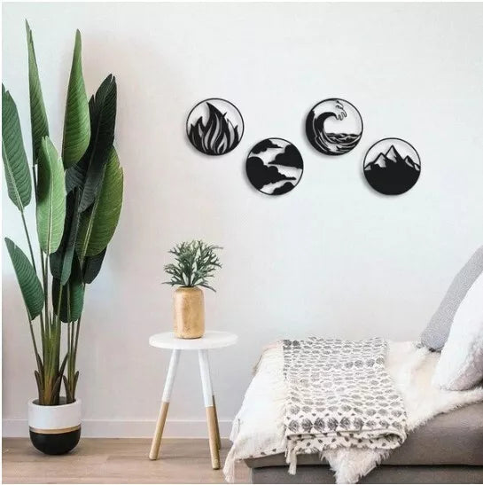 Four Elements Acrylic Wall Decoration